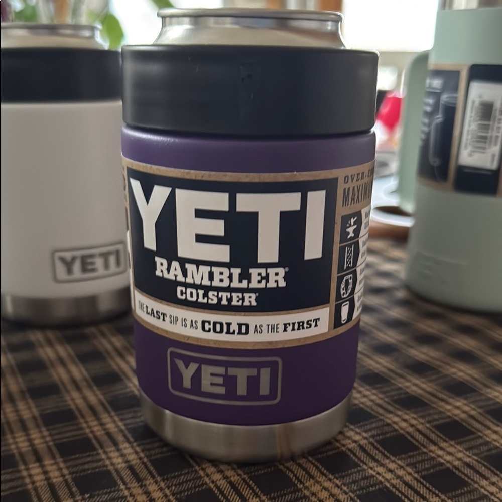 YETI Rambler Colster Original NWT - Peak Purple